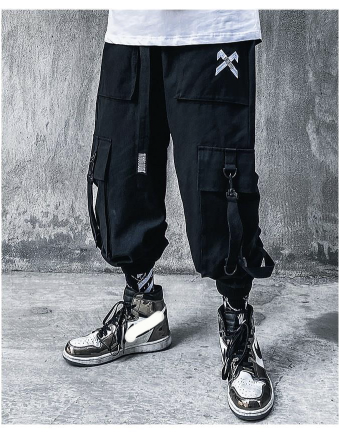 Oversized Cargo Pants - Black – Elite Eleven