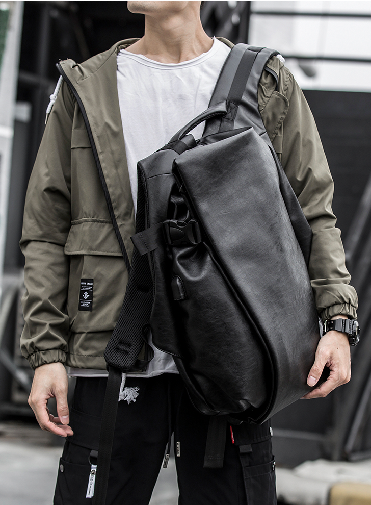 Urban Leather Messenger Bag OFF WRLD TECHWEAR