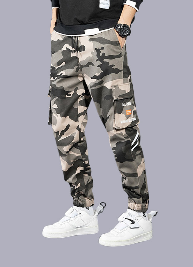 Men's Camo Cargo Joggers OFF-WRLD TECHWEAR