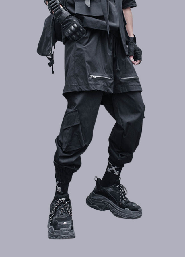 Cyber Goth Pants OFF-WRLD TECHWEAR - Main Image