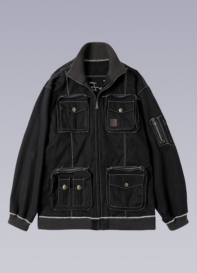 MEN DENIM TECH JACKET