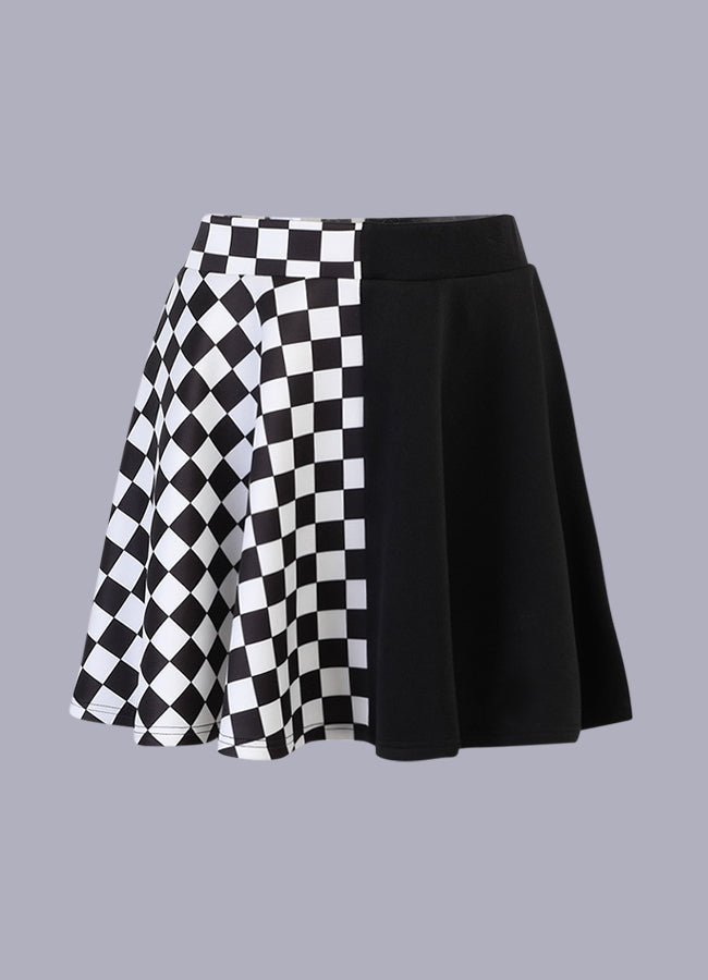 Black Grunge Skirt OFFWRLD TECHWEAR