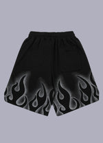 men's flame shorts - Vignette | OFF-WRLD