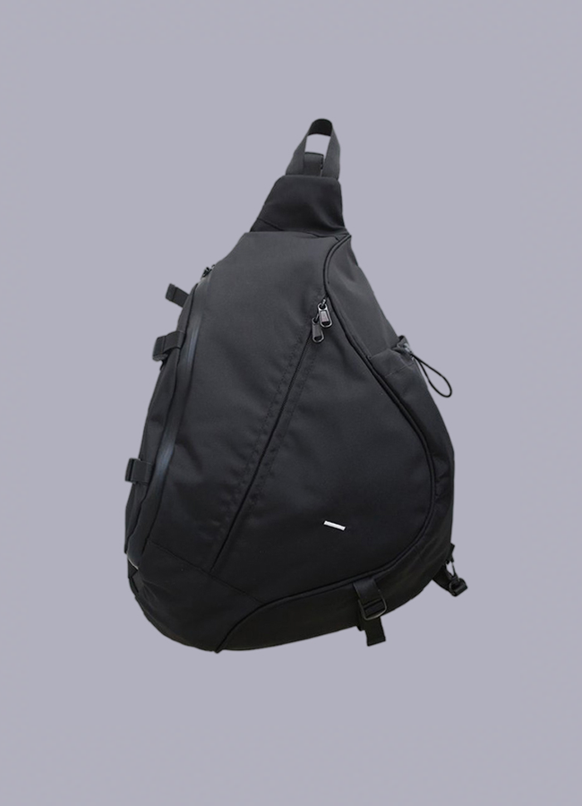 Men's Japanese Crossbody Bag | OFF-WRLD Techwear Gray