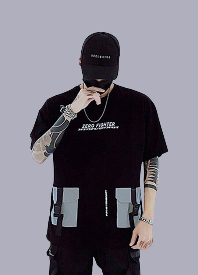 streetwear shirt with straps