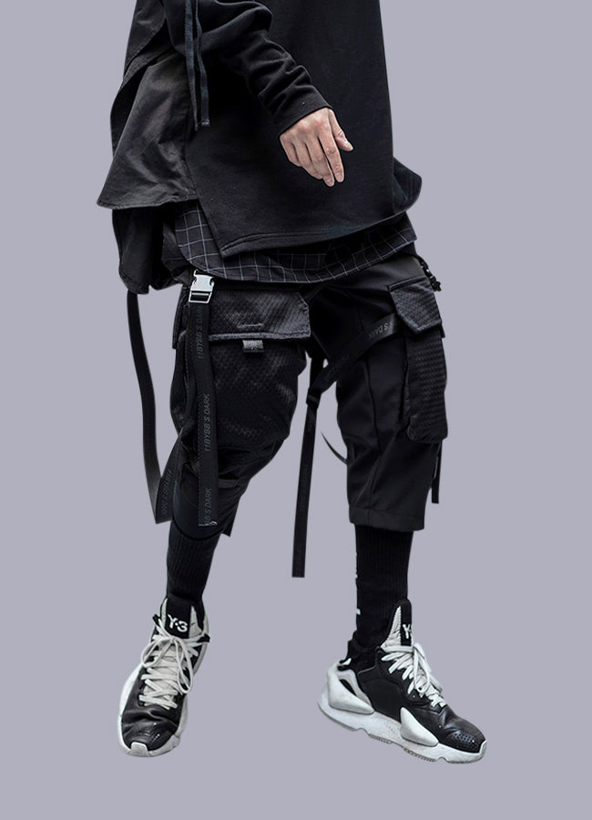 Techwear Pants with Straps OFF-WRLD TECHWEAR - Main Image
