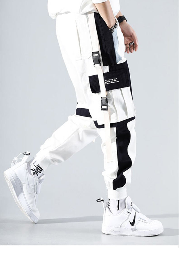 White top tech pants