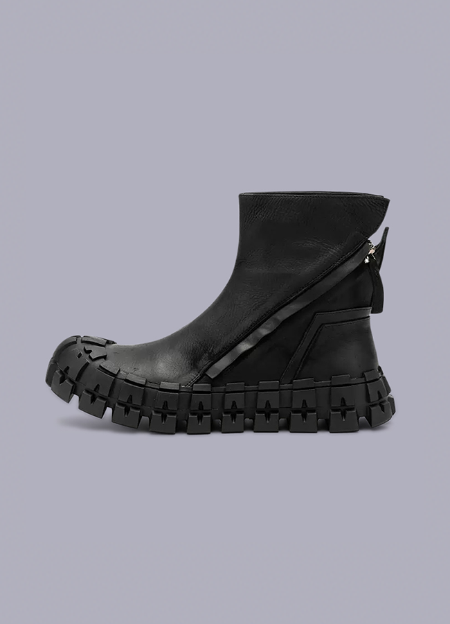 【新品未使用】yello SCI-FI SHORT BOOTS YELLO / NEO BLACK SHORT BOOTS