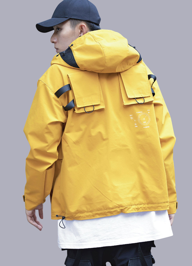 Techwear Yellow Jacket | OFF-WRLD TECHWEAR