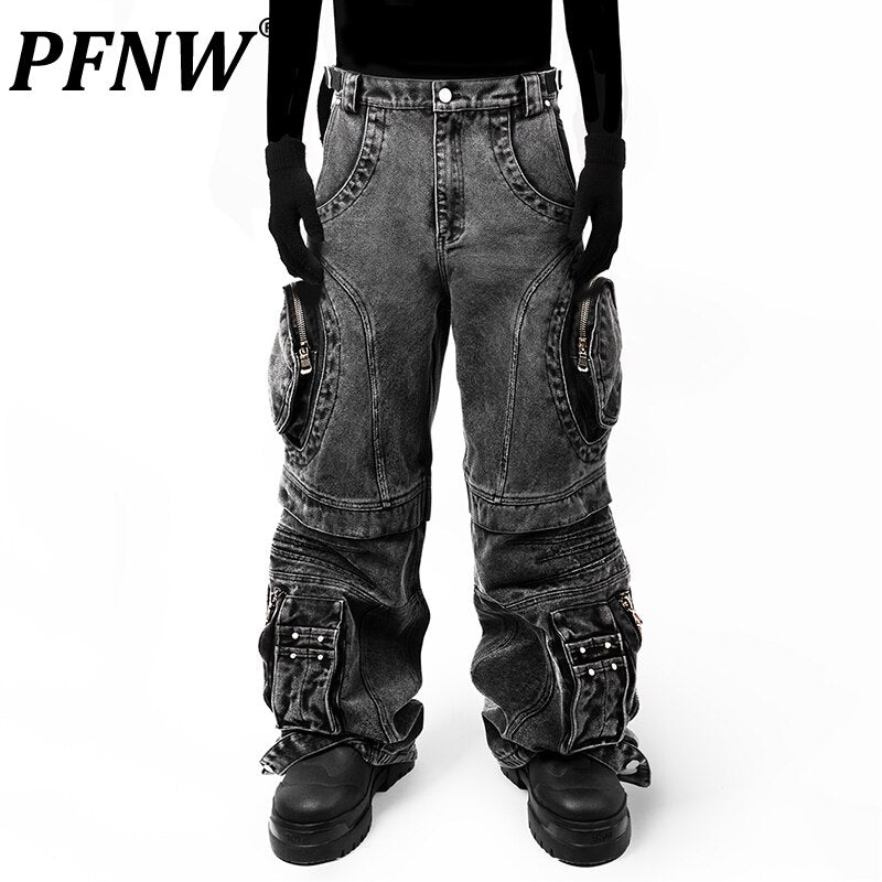 Wasteland Jeans | OFF-WRLD Techwear Asian Size XL / Black