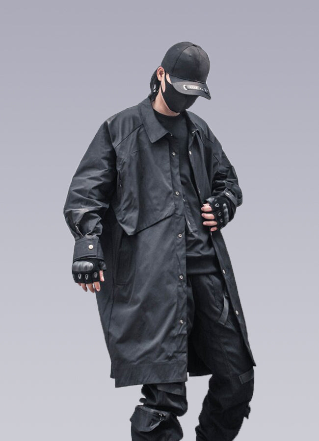 Tactical Gear Black Tactical Coat Trench Coat Tactical Gear Hoodie