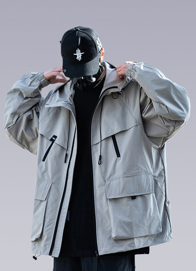 Hooded cargo jacket sale