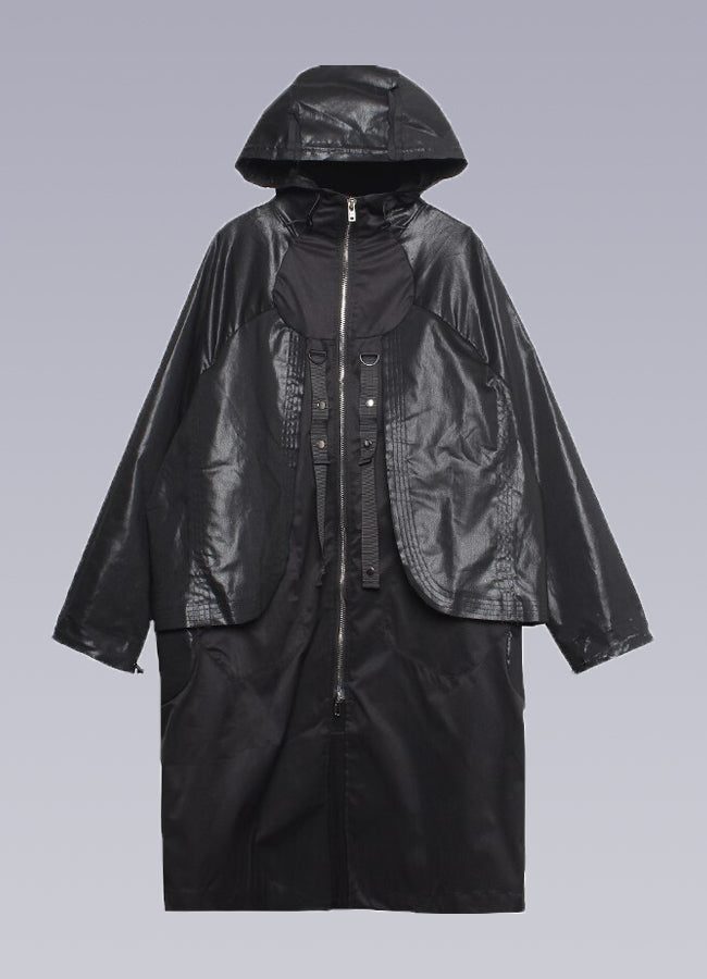 【タグ付き新品】OHOTORO＊Drop Trench Coat Techwear Trench Coat