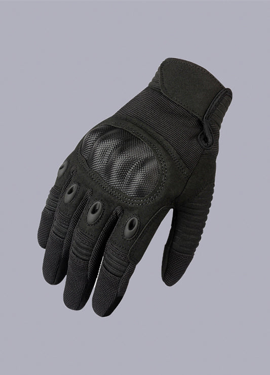 black techwear gloves
