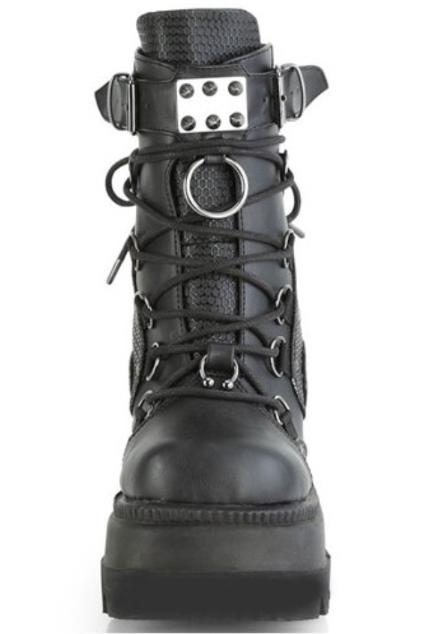 Punk combat boots hot sale
