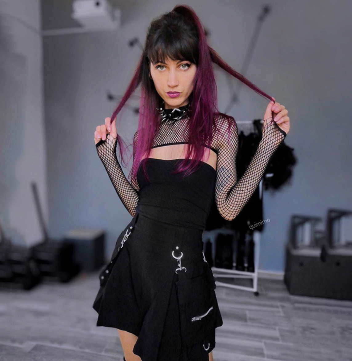 Cyber goth outfit hot sale
