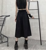 black cargo skirt maxi - Vignette | OFF-WRLD