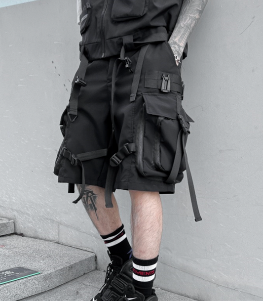 streetwear cargo shorts