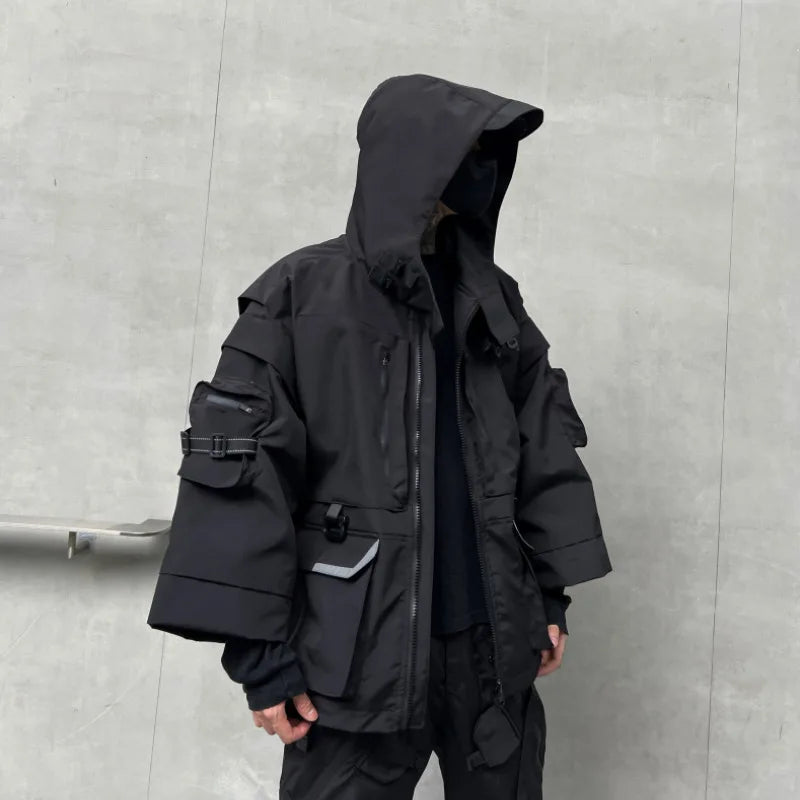 ジャケット・アウター NHollywood cotton ninja neck jacket tech Urban Ninja Jacket | OFF-WRLD Store