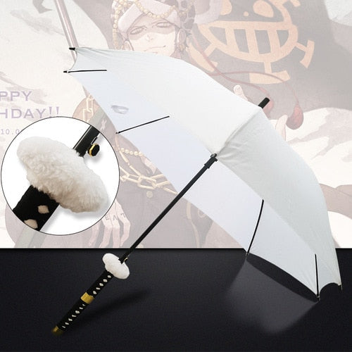 white katana umbrella