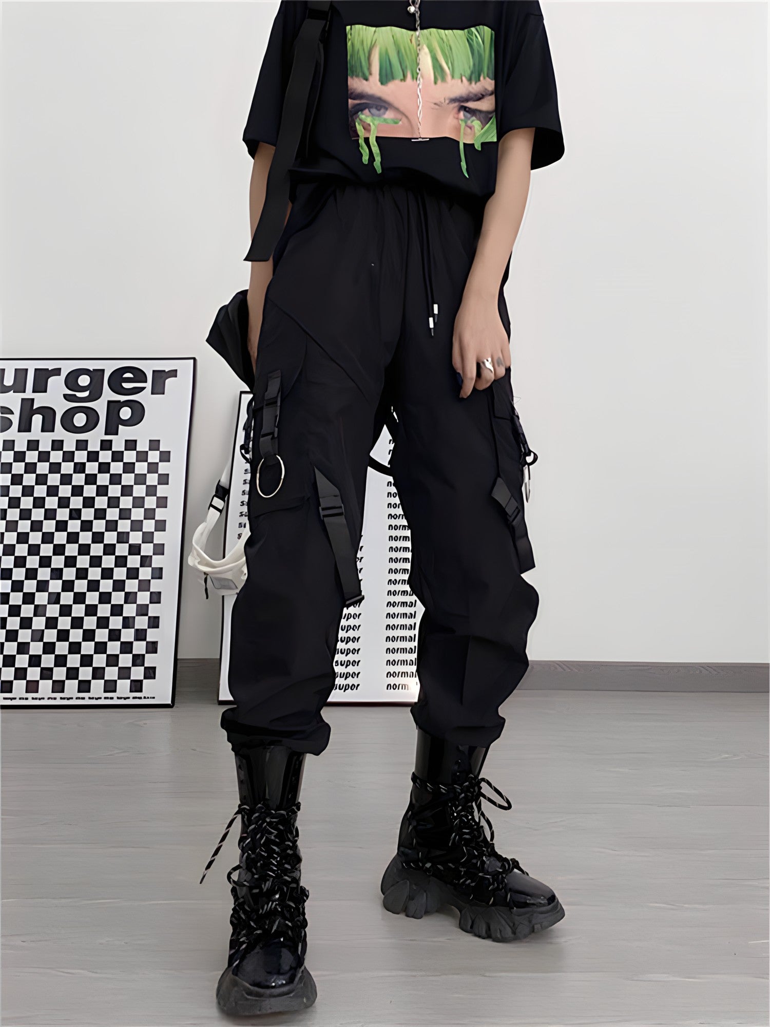 Technical Jersey Cargo Pants - Women - Ready-to-Wear