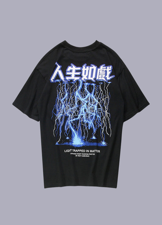 black lightning shirt