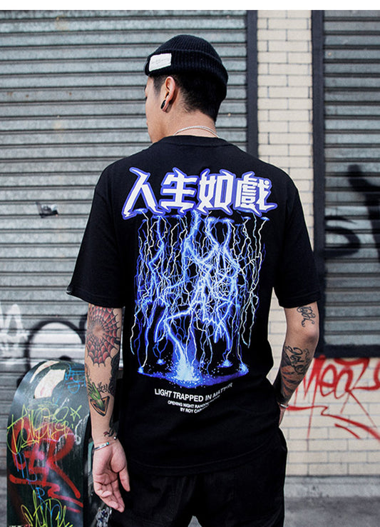 black lightning shirt