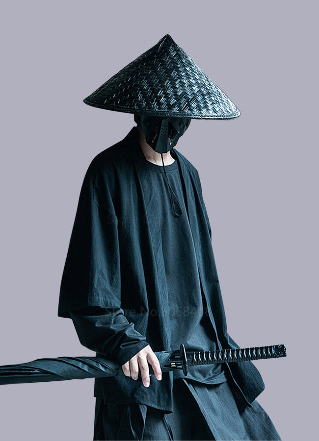 black samurai kimono