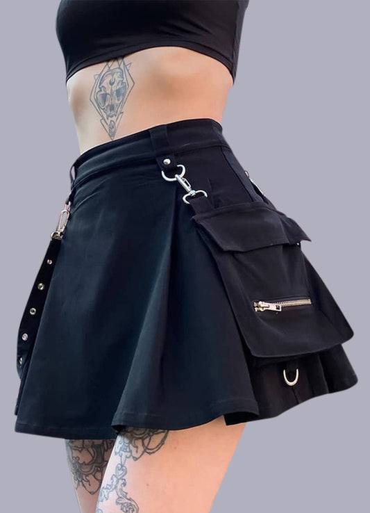 cyber goth skirt