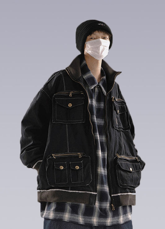 men's streetwear denim jacket