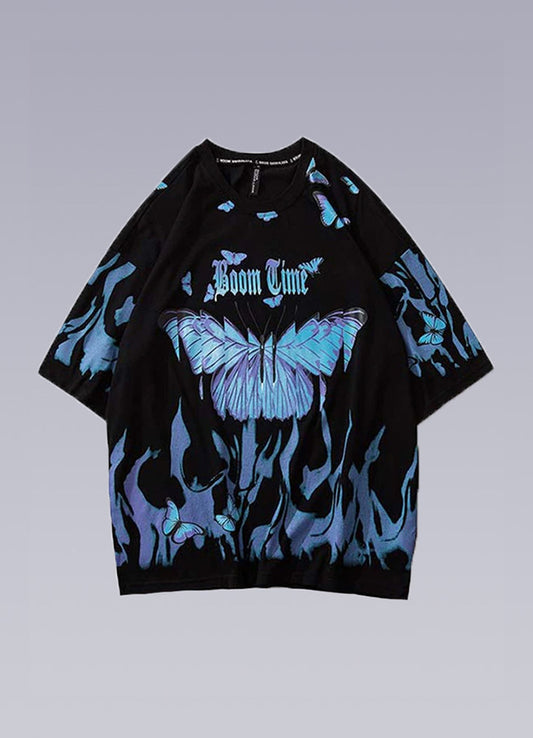 goth butterfly shirt