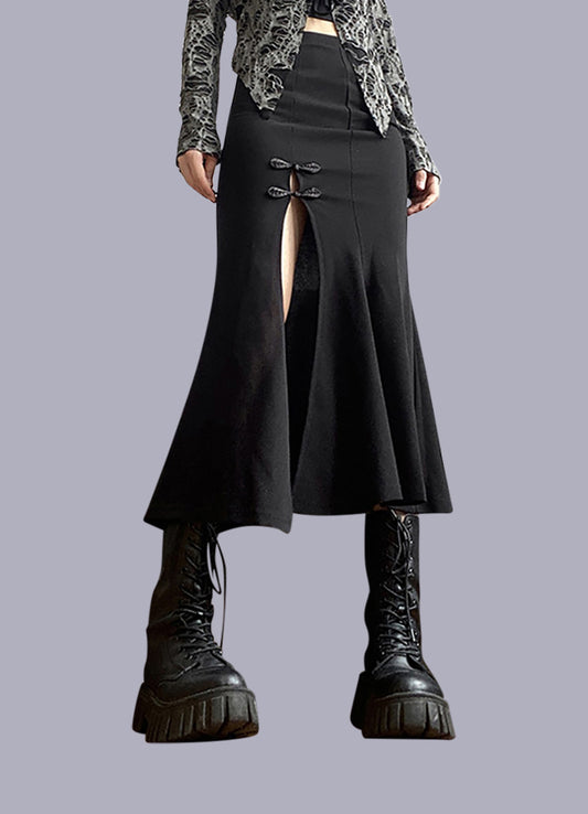 long black goth skirt