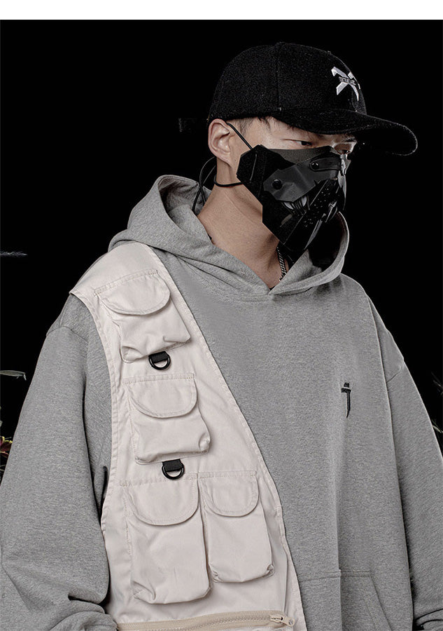 multi pocket hoodie