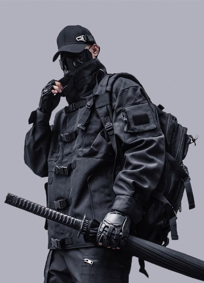 men's tactical trench coat