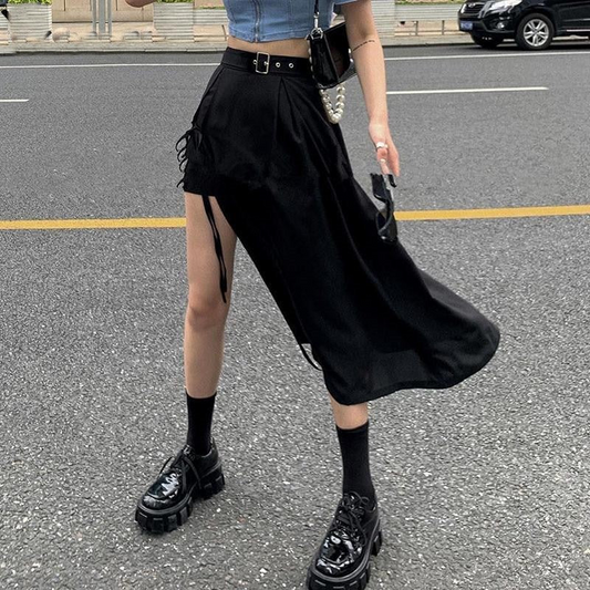 long skirt streetwear