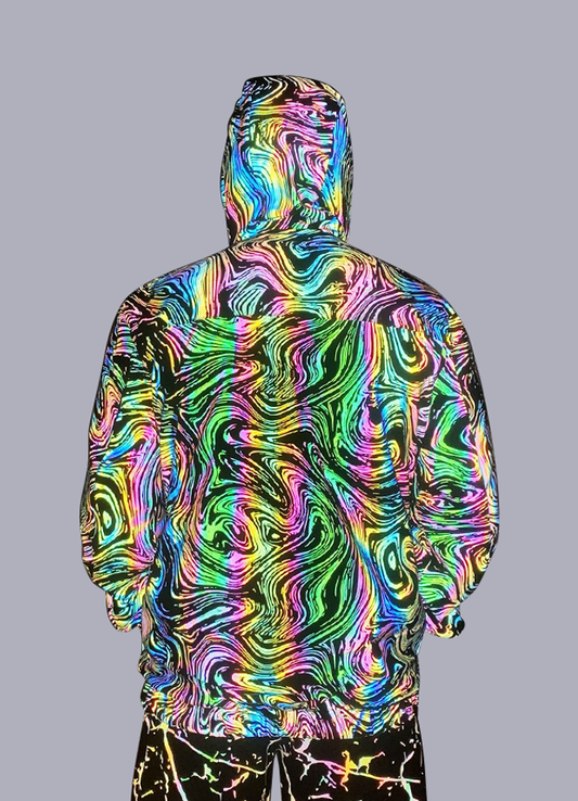 streetwear reflective jacket