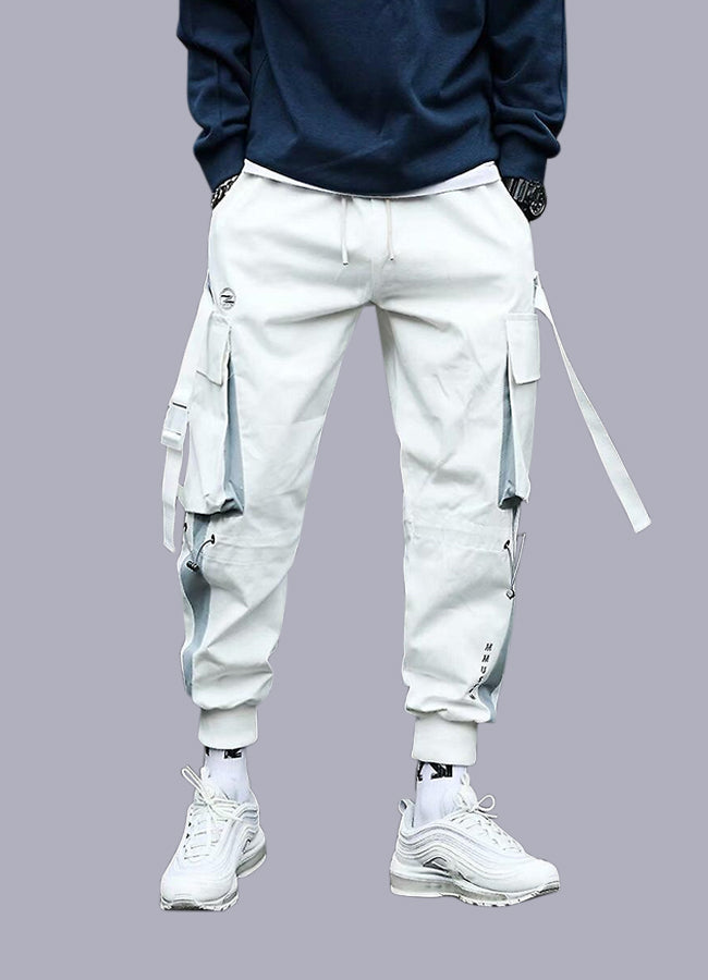 streetwear white pants