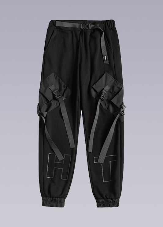 Grey Desert Camo Pants Techwear Cyberpunk Cargo Streetwear -  Israel