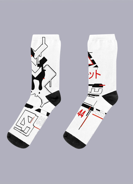 futuristic socks
