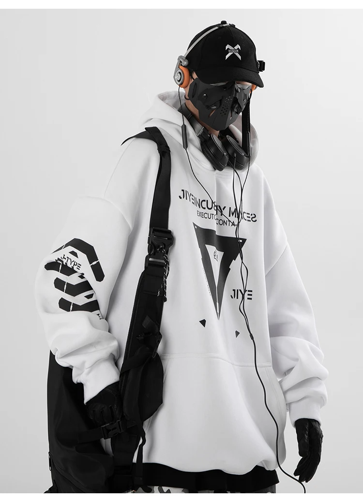 White 2025 hoodie streetwear