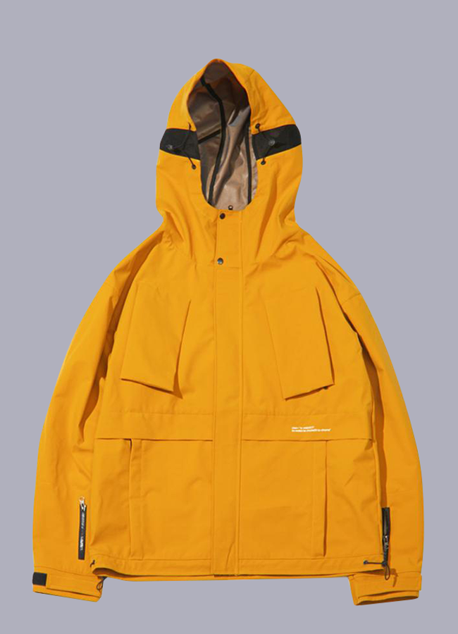 techwear yellow jacket