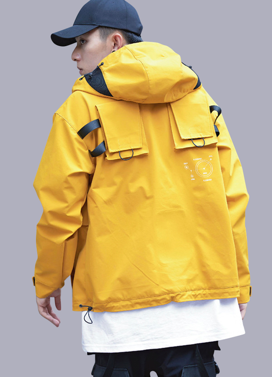 techwear yellow jacket