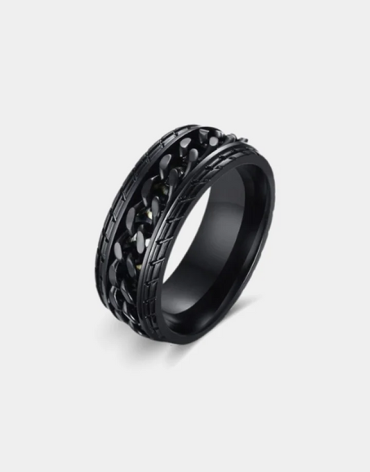 black chain ring