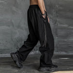 baggy black pants with chain - Vignette | OFF-WRLD