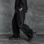 baggy black pants with chain - Vignette | OFF-WRLD