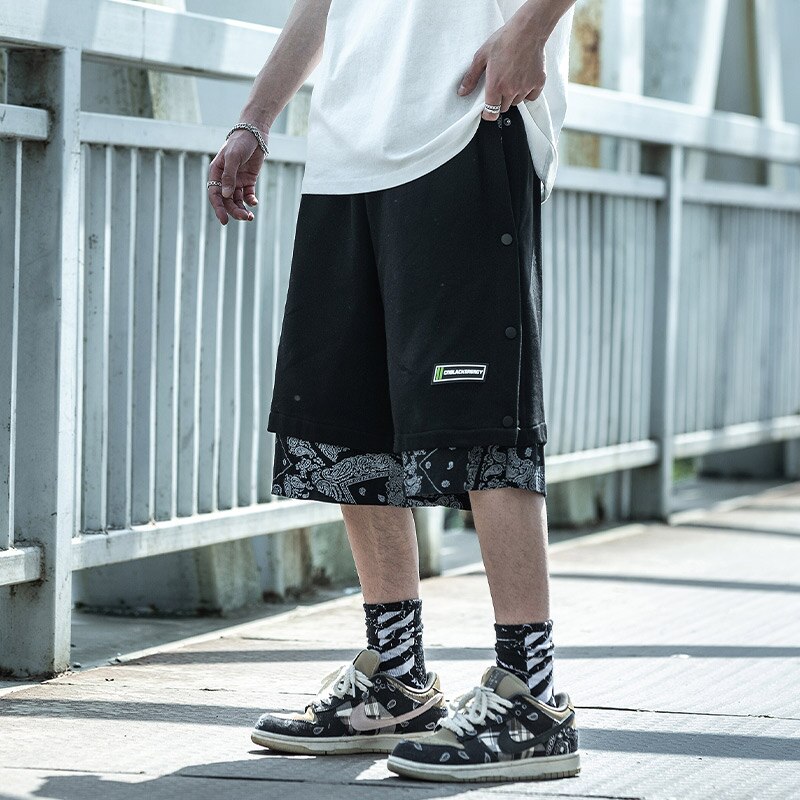 ◆新品◆BLACK ranor BANDANASHORTS Sサイズ RE:ARISE Bandana Short – Runners Route