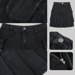 black cargo skirt mini - Vignette | OFF-WRLD
