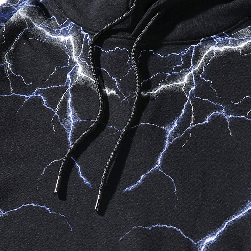 Men's Lightning Hoodie | OFF-WRLD Techwear S