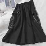 black cargo skirt maxi - Vignette | OFF-WRLD