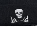 black beanie with skull - Vignette | OFF-WRLD